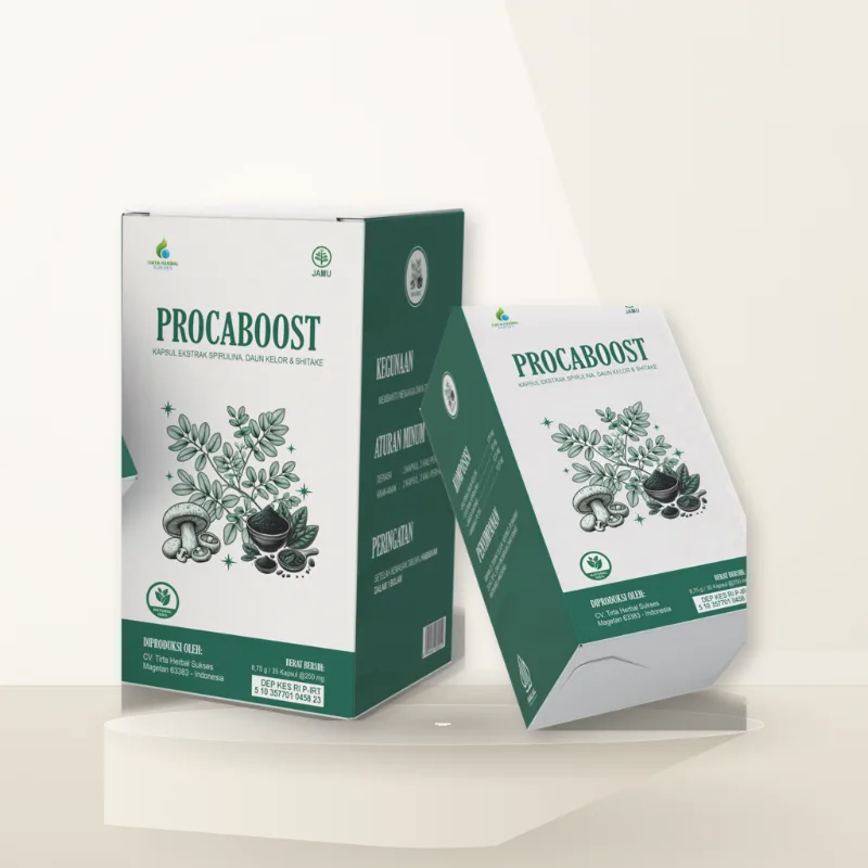 Procaboost Kapsul Spirulina Kelor