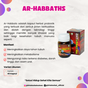 Ar-Habbaths terbuat dari jintan hitam berkualitas 